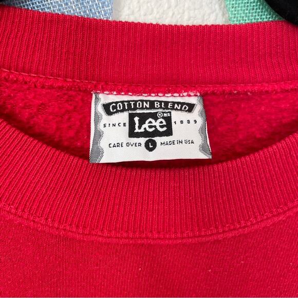 Vintage 1994 Christmas Jesus Red Sweatshirt | L - Picture 3 of 5